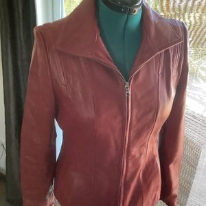 Leather jacket size M